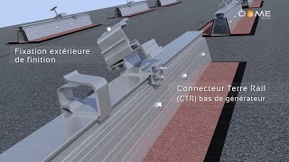 Roof-Solar Bitume 600, fixation photovoltaïque pour toit plat bitumine