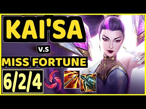ROUTE (KAI'SA) vs MISS FORTUNE - 6/2/4 KDA BOTTOM ADC CHALLENGER GAMEPLAY - KR