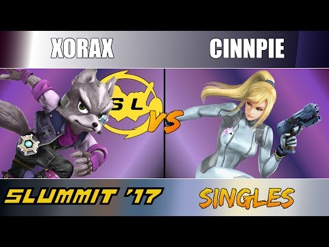 SLummit 2017 SL|Xorax (Fox) vs Cinnpie (Zero Suit Samus) Winners Round 3