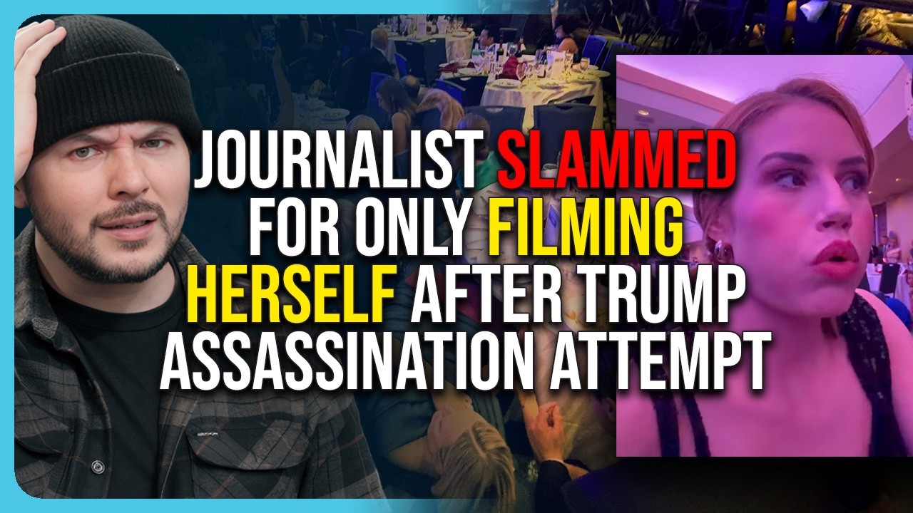 Journalist SLAMMED For Only Filming Herself After Trump Assassination Attempt