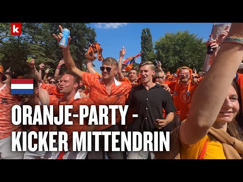 kicker-Reporter in Berlin mittendrin: Oranje-Fans setzen neue Party-Maßstäbe | Niederlande