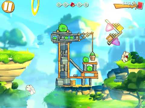 Angry Birds 2: level 1177 (Cobalt Plateaus/ Twin Beaks)