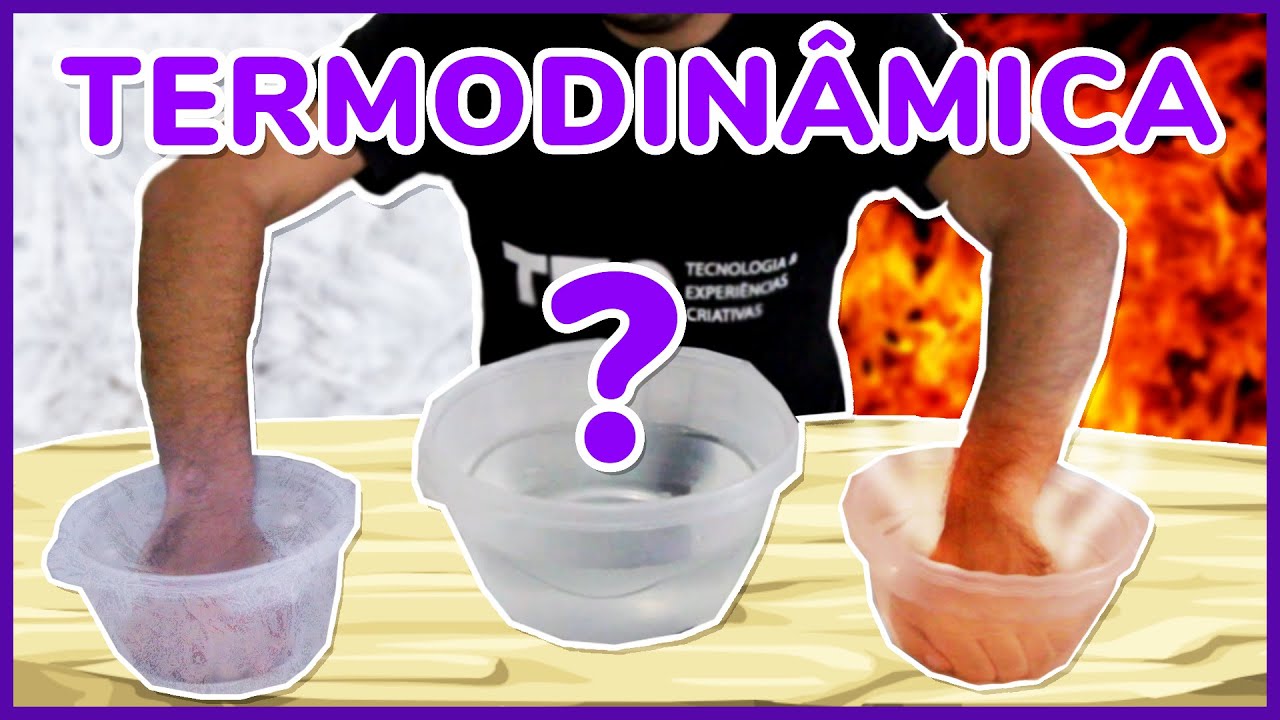 TERMODINÂMICA ❄️🔥 | Aprenda sobre como a sensação de quente e frio pode ser duvidosa!