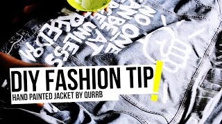 DIY Customize Your Denim Jacket With @Qurrb, A Montreal Designer That Combines Art & Fashion!