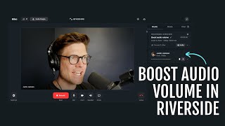 How to fix low audio volume problem in Riverside.fm – boost sound level, make it louder