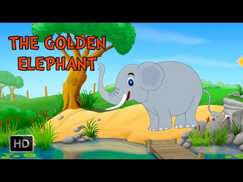Jataka Tales - The Golden Elephant - Animated / Cartoon Stories for Kids