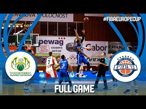 Prievidza (SVK) v Bnei Herzliya (ISR) - Full Game - FIBA Europe Cup 2016/17