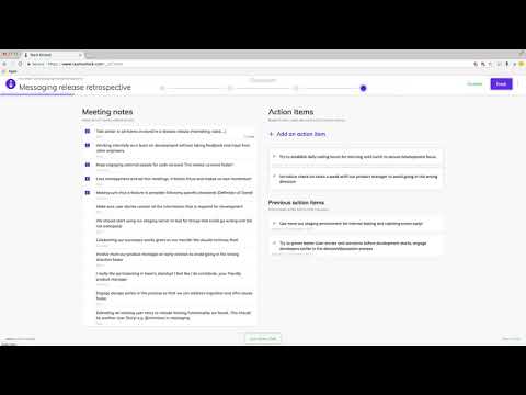 Team O'clock - Start a retrospective in Microsoft Teams