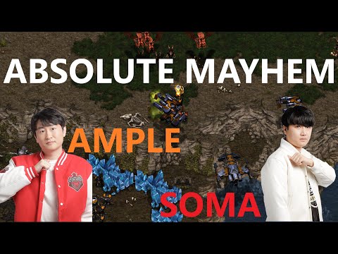Soma vs Ample WILD Ladder Battle!  - Starcraft Broodwar