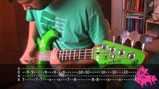 Can't Stop bass TAB Red Hot Chili Peppers