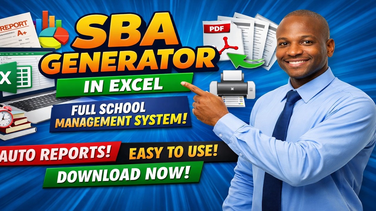 School-Based Assessment (SBA) Generator in Excel