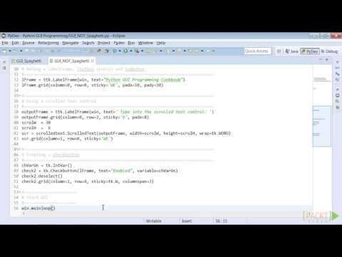 Python GUI Programming Solutions Avoiding Spaghetti Code | packtpub com