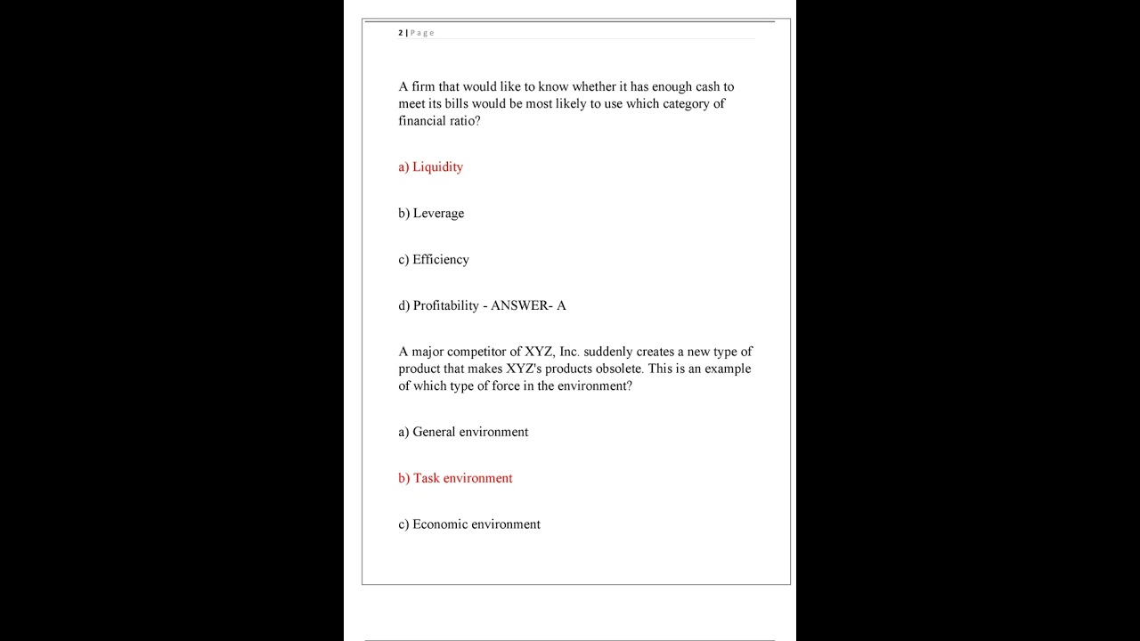 ETS MFT BUSINESS NEWEST COMPLETE 170 QUESTIONS AND CORRECT DETAILED ANSWERS VERIFIED ANSWERS ALREADY