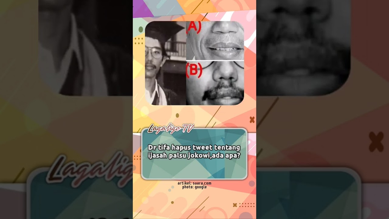 Dr tifa tiba tiba menghapus tweet tentang isu ijasah palsu jokowi