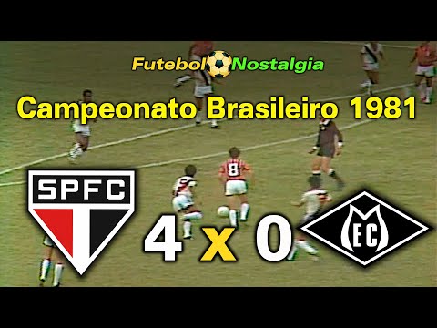 São Paulo 4 x 0 Mixto-MT - 24-01-1981 ( Campeonato Brasileiro )