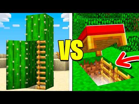 Hvem Kan Bygge Den Mest HEMMELIGE Base I Minecraft?