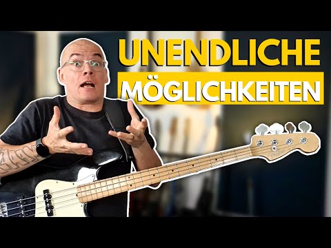 DAS alles kannst du aus einem einfachen Akkord machen - Kirchentonleitern E-Bass