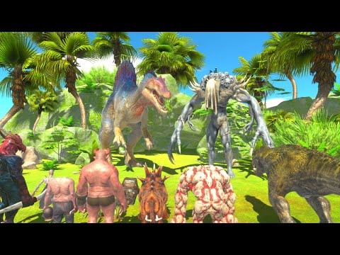 SCOURGE + SPINO VS INFERNALS + CARNIVORE DINOS + PRIMATES + FANTASY RIVALS  - ARBS