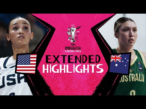 FINAL: USA 🇺🇸 vs Australia 🇦🇺 | Extended Highlights | FIBA U19 Women's Basketball World Cup 2025