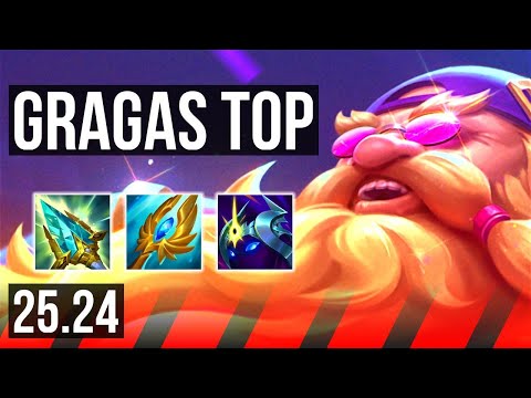 GRAGAS vs SETT (TOP) | Good KDA: 4/1/7 | EUW Master | 25.24