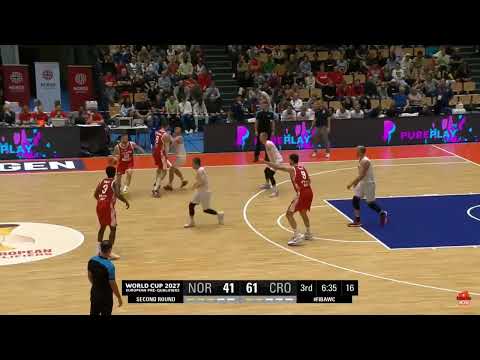 Dario Šarić | 10 PTS, 5 AST | Croatia vs Norway | FIBA WC PreQualifier