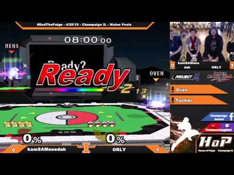 [End the Paign] kamSamneedah (Marth) vs. ORLY(Falcon) Melee Pools