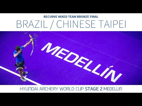 Brazil v Chinese Taipei – Recurve Mixed Team Bronze Final | Medellin 2016