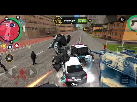 rope hero vice town l new update | rope hero big fight military base