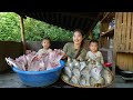 How To Make Giant Smoked Fish To Sell At The Market With My Little Daughter