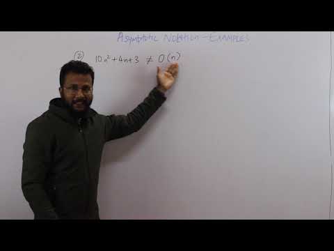 Asymptotic Notations - Examples