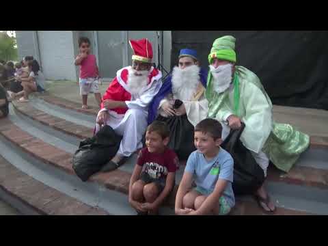 Los Reyes Magos visitaron Pozo del Molle actividad organizada por la UCR