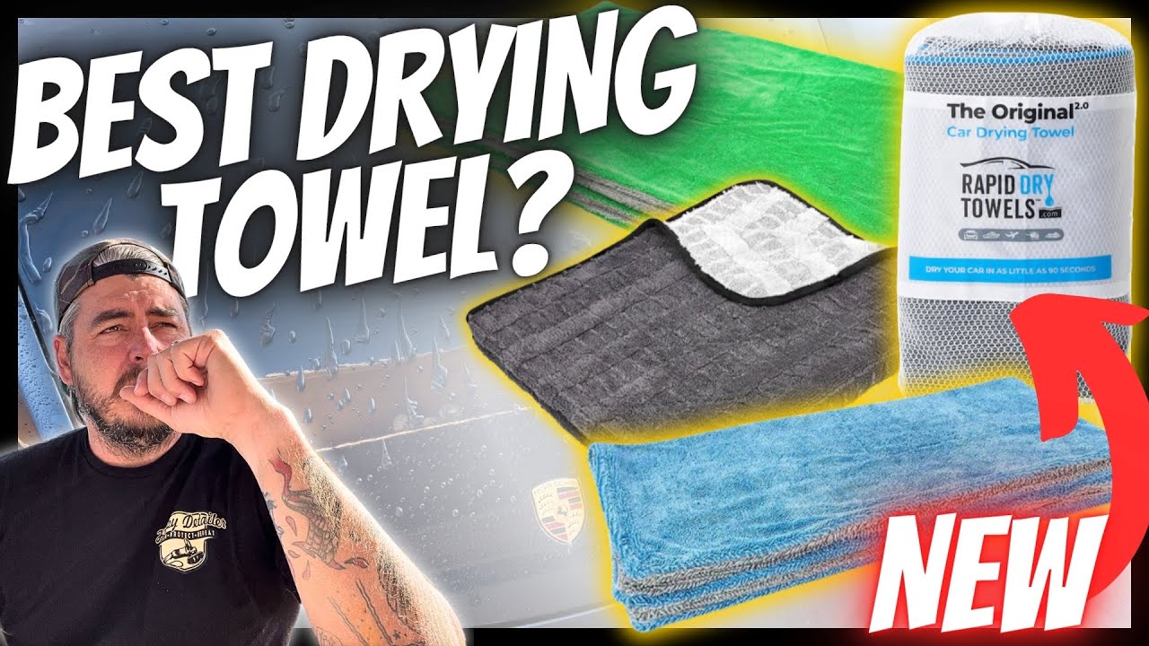 BEST CAR DRYING TOWELS? Comparing the RAPID DRY TOWEL to my favorites
