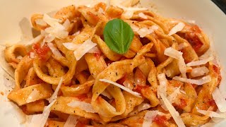 Frachelli's Homemade Pasta & Rustic Tomato Sauce | No Pasta Machine Used!