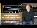 Brad Mehldau Trio - blame it on my youth - Listening Session - Jazz Pianist entdecken