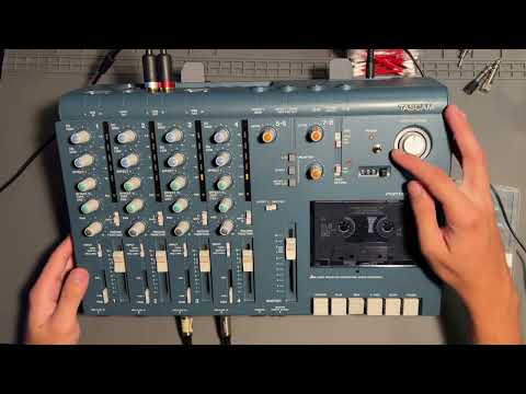 Serviced TASCAM Portastudio 414 MKII Multitrack 4-Track Cassette Recorder {Half Speed Modded} image 9