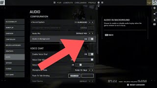 How to Turn Off Battlefield 6 Audio When the Game is Minimized
