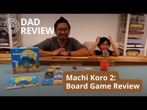 Machi Koro 2: How to Play & Review | Dice Rolling Game that you can play with a child or adults