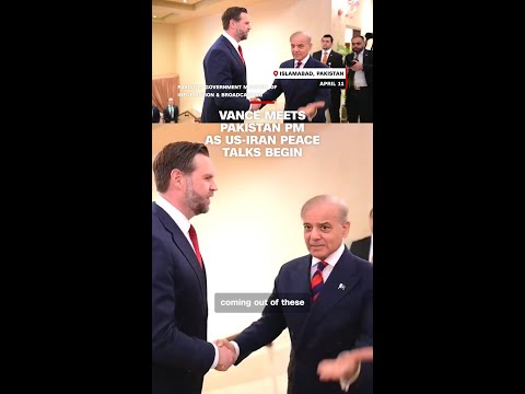 Vance meets Pakistan PM as US-Iran peace talks begin