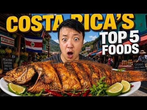 Top 5 BEST LOCAL FOODS in Costa Rica!
