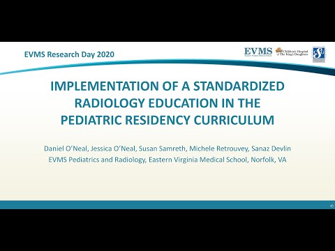 Thumbnail image of video presentation for Implementation of a Standardized Radiology Education in the Pediatric Residency Curriculum
