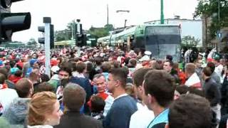 preview picture of video '(1) EURO 2012, Chorwacja - Włochy - powrót / CRO vs. ITA, football fans (2012.06.14)'