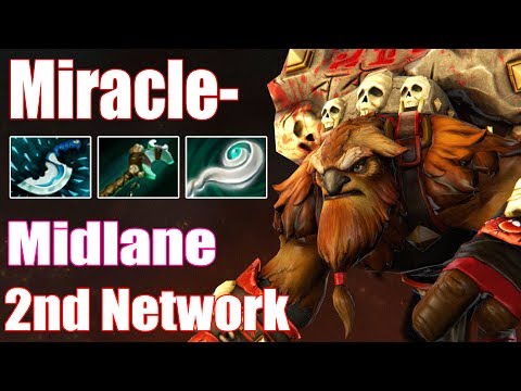 Miracle- Earthshaker | Support go mid, why not? | Dota 2 pro gameplay