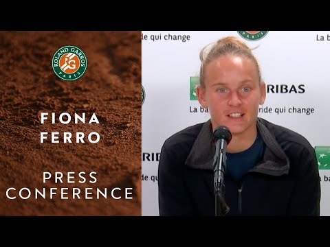 Fiona Ferro - Press Conference after Round 3 | Roland-Garros 2020