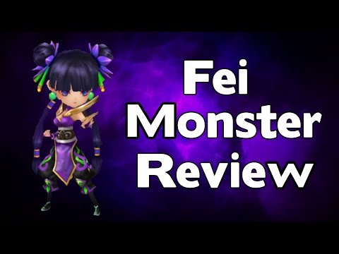 Summoners War - Fei (Dark Kung Fu Girl) Monster Review - How to Rune Fei