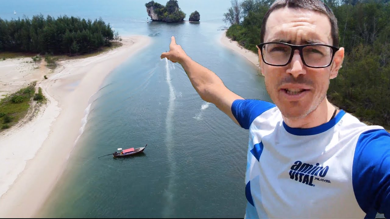 Join the adventurous journey to Chicken Island with a traveler.