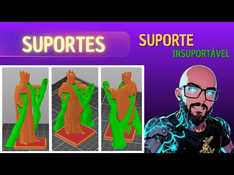 SUPORTES INSUPORTAVEIS - APRENDA DE UMA VEZ POR TODAS A CONFIGURAR O TEMIDO SUPORTE NA IMPRESSÃO 3D