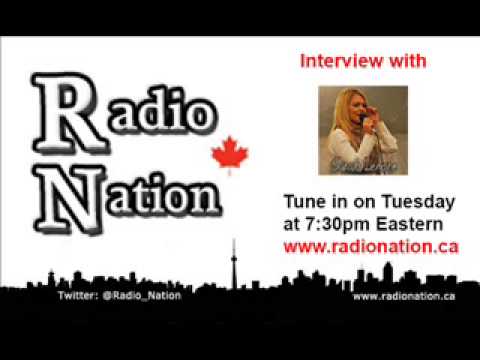 Sarah Lenore's Live Interview on Radio Nation (May 28th 2013)