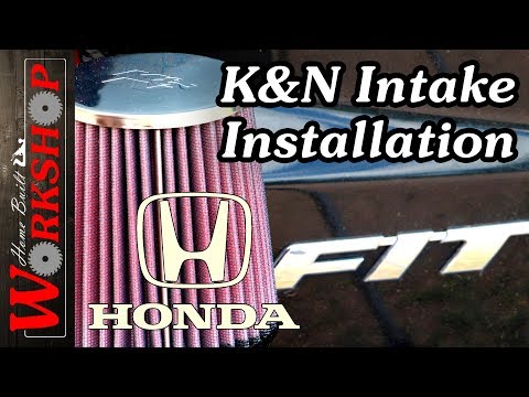 Honda Fit K&N Cold Air Intake Installation (K&N Part 69-1017TTK)