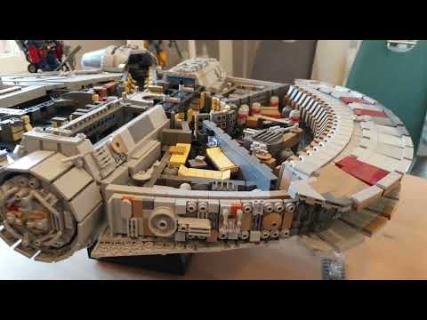 Mould King 21026 Millennium Falke. Die Hälfte ist geschafft.