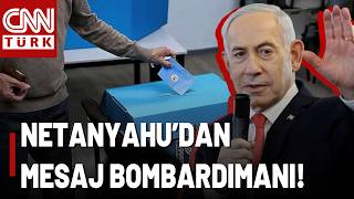 Netanyahu Panikte: Peş Peşe Paylaşımlar Yaptı, Sağ Seçmene Seslendi! "Sandığa Ni